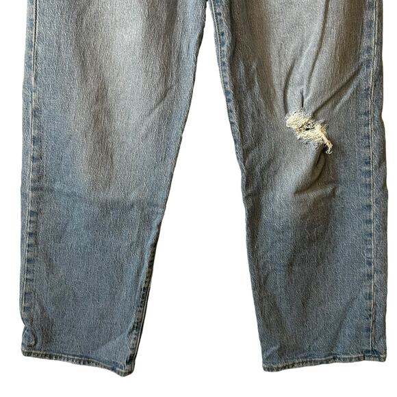 Levi's Premium New Women's Ribcage Straight Ankle Distressed Jeans Sz 27 Casual - Picture 4 of 11